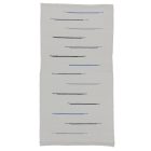 Dywan szmaciany 129x64 biały bawełniany dywan szmaciany