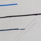 Dywan szmaciany 129x64 biały bawełniany dywan szmaciany