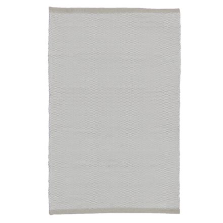 Dywan szmaciany 85x62 biały bawełniany dywan szmaciany