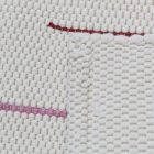 Dywan szmaciany 70x129 biały szmaciany dywan bawełniany