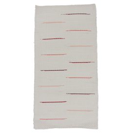 Dywan szmaciany 71x139 beżowy szmaciany dywan bawełniany