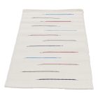 Dywan szmaciany 69x127 biały szmaciany dywan bawełniany