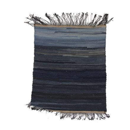Dywan szmaciany 65x79 beżowy-brązowy szmaciany dywan bawełniany