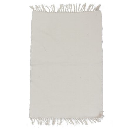 Dywan szmaciany 66x100 biały szmaciany dywan bawełniany