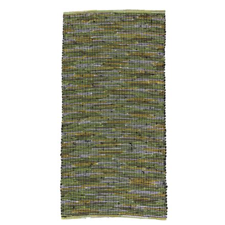 Dywan szmaciany 80x159 zielony szmaciany dywan bawełniany