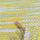 Dywan szmaciany 76x126 kolorowy szmaciany dywan bawełniany