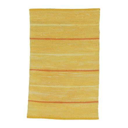 Dywan szmaciany 58x90 żółty szmaciany dywan bawełniany
