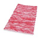 Dywan szmaciany 70x143 czerwony dywan bawełniany