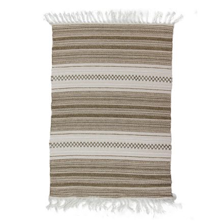 Dywan szmaciany 69x99 beżowy szmaciany dywan bawełniany
