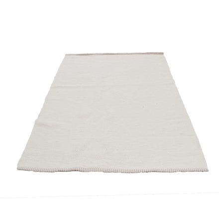 Dywan szmaciany 206x130 biały bawełniany dywan szmaciany