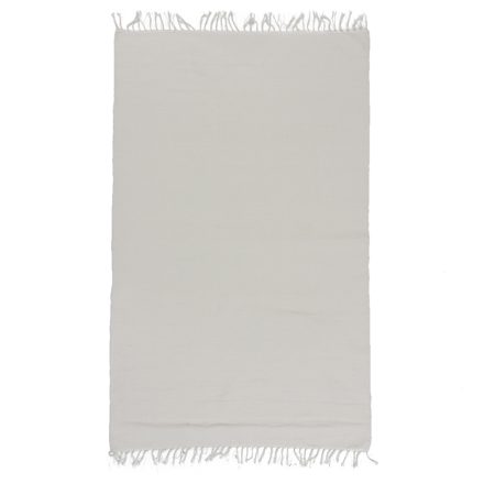 Dywan szmaciany 203x126 biały bawełniany dywan szmaciany