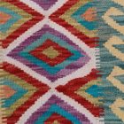 Kilim Afgański 90x65 – ręcznie tkany, etniczny