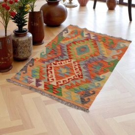   Dywan Kilim Chobi 66x95 ręcznie tkany afgański kilim z wełny