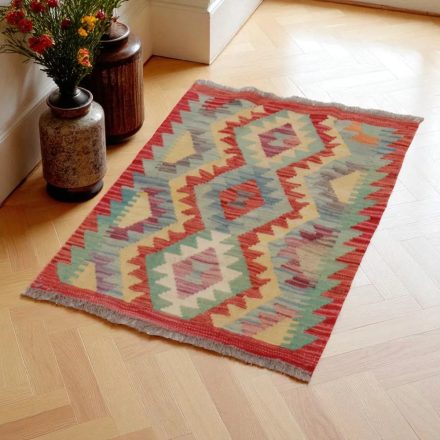 Dywan kilim Chobi 64x90 – ręcznie tkany z wełny w Afganistanie
