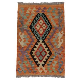   Etniczny dywan kilim Chobi 95x65 – ręcznie tkany z wełny w Afganistanie