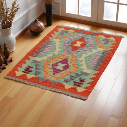 Dywan Kilim Chobi 92x62 ręcznie tkany afgański kilim