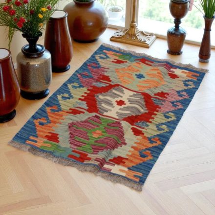 Dywan Kilim Chobi 88x59 ręcznie tkany afgański kilim z wełny