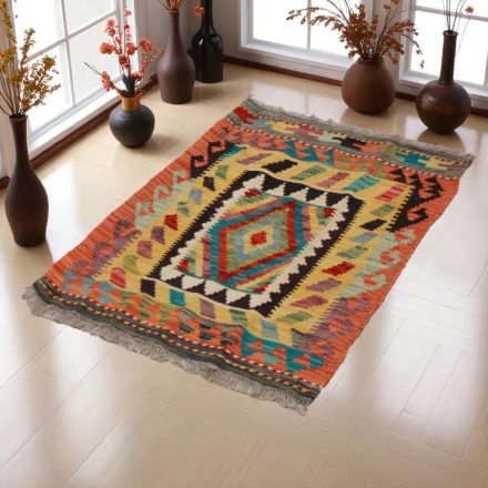 Dywan Kilim Chobi 93x61 ręcznie tkany afgański kilim