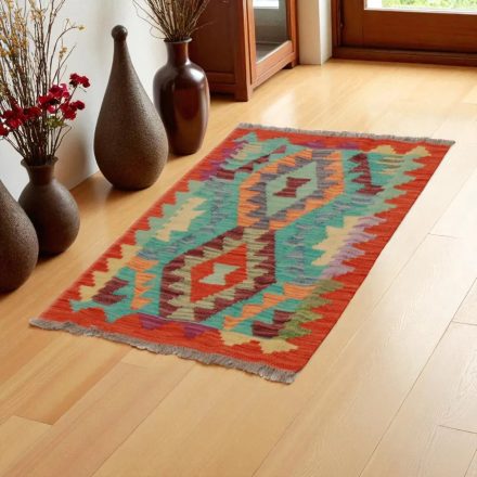 Dywan Kilim Chobi 90x64 ręcznie tkany afgański kilim