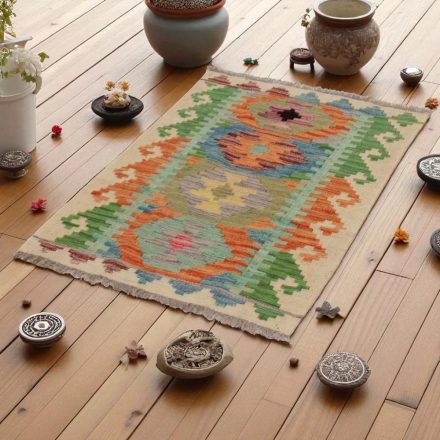Dywan Kilim Chobi 93x65 ręcznie tkany afgański kilim z wełny