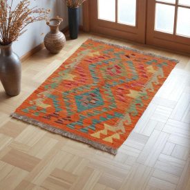 Dywan Kilim Chobi 62x86 ręcznie tkany afgański kilim