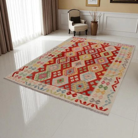Dywan Kilim Chobi 249x172 ręcznie tkany afgański kilim z wełny