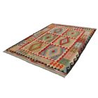 Dywan Kilim Chobi 248x176 ręcznie tkany afgański kilim z wełny