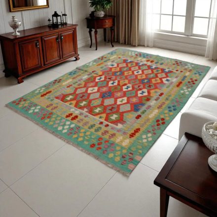 Dywan Kilim Chobi 244x174 ręcznie tkany afgański kilim z wełny