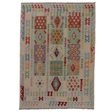 Dywan Kilim Chobi 248x182 ręcznie tkany afgański kilim
