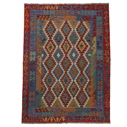 Dywan Kilim Chobi 246x184 ręcznie tkany afgański kilim