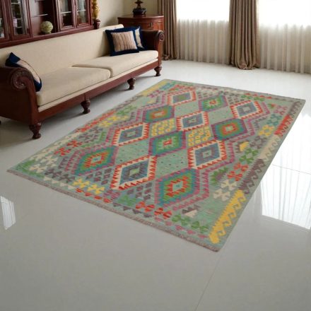 Dywan Kilim Chobi 172x243 ręcznie tkany afgański kilim
