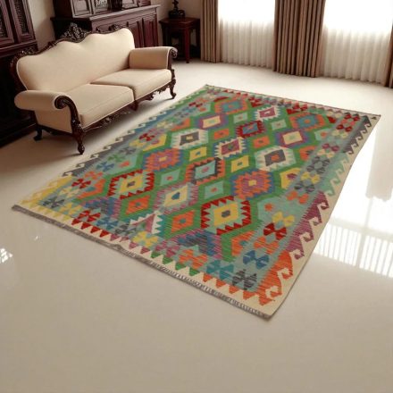 Dywan Kilim Chobi 172x235 ręcznie tkany afgański kilim