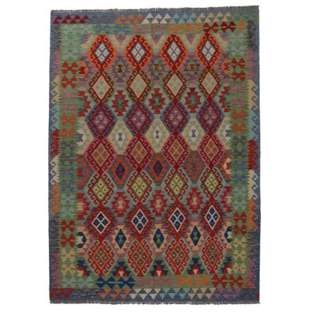 Dywan Kilim Chobi 249x182 ręcznie tkany afgański kilim