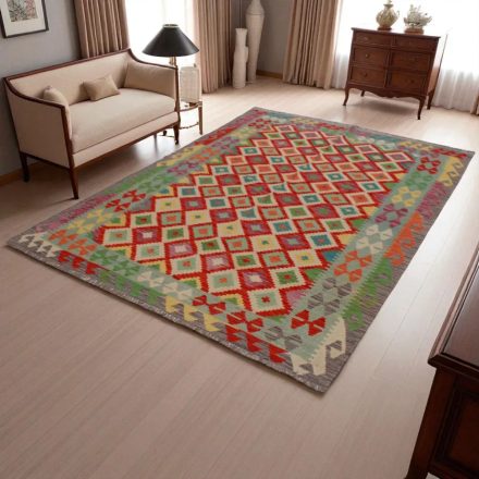 Dywan Kilim Chobi 235x170 ręcznie tkany afgański kilim z wełny