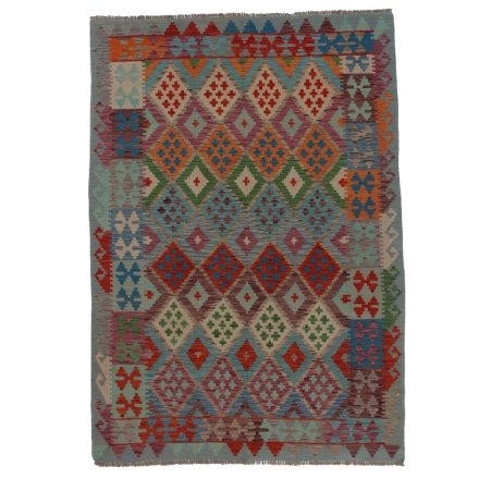 Dywan Kilim Chobi 247x175 ręcznie tkany afgański kilim z wełny