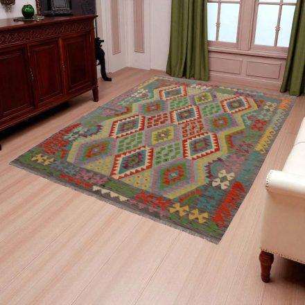Dywan Kilim Chobi 174x236 ręcznie tkany afgański kilim