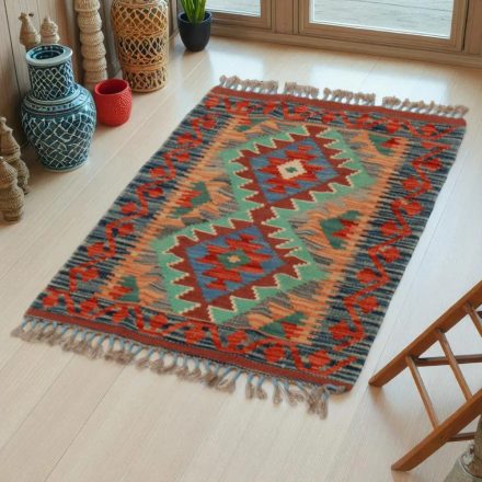 Dywan Kilim Chobi 87x60 ręcznie tkany afgański kilim