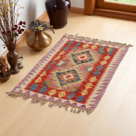 Dywan Kilim Chobi 91x60 ręcznie tkany afgański kilim