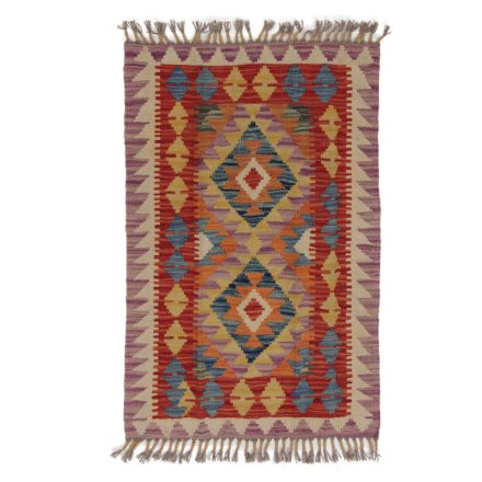 Dywan Kilim Chobi 91x60 ręcznie tkany afgański kilim