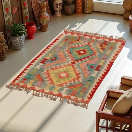 Dywan Kilim Chobi 90x123 ręcznie tkany afgański kilim
