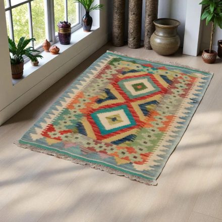 Dywan Kilim Chobi 86x60 ręcznie tkany afgański kilim