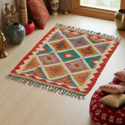 Dywan Kilim Chobi 86x63 ręcznie tkany afgański kilim