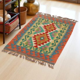 Dywan Kilim Chobi 66x94 ręcznie tkany afgański kilim