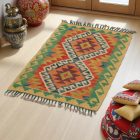 Dywan Kilim Chobi 80x62 ręcznie tkany afgański kilim z wełny