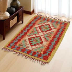 Dywan Kilim Chobi 68x103 ręcznie tkany afgański kilim