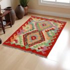 Dywan Kilim Chobi 67x92 ręcznie tkany afgański kilim