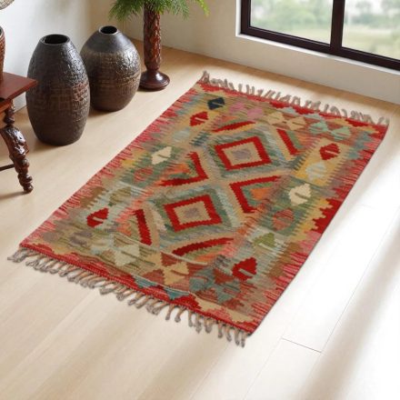 Dywan Kilim Chobi 92x65 ręcznie tkany afgański kilim