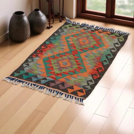 Dywan Kilim Chobi 92x60 ręcznie tkany afgański kilim