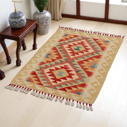 Dywan Kilim Chobi 90x64 ręcznie tkany afgański kilim