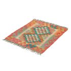 Dywan Kilim Chobi 74x64 ręcznie tkany afgański kilim